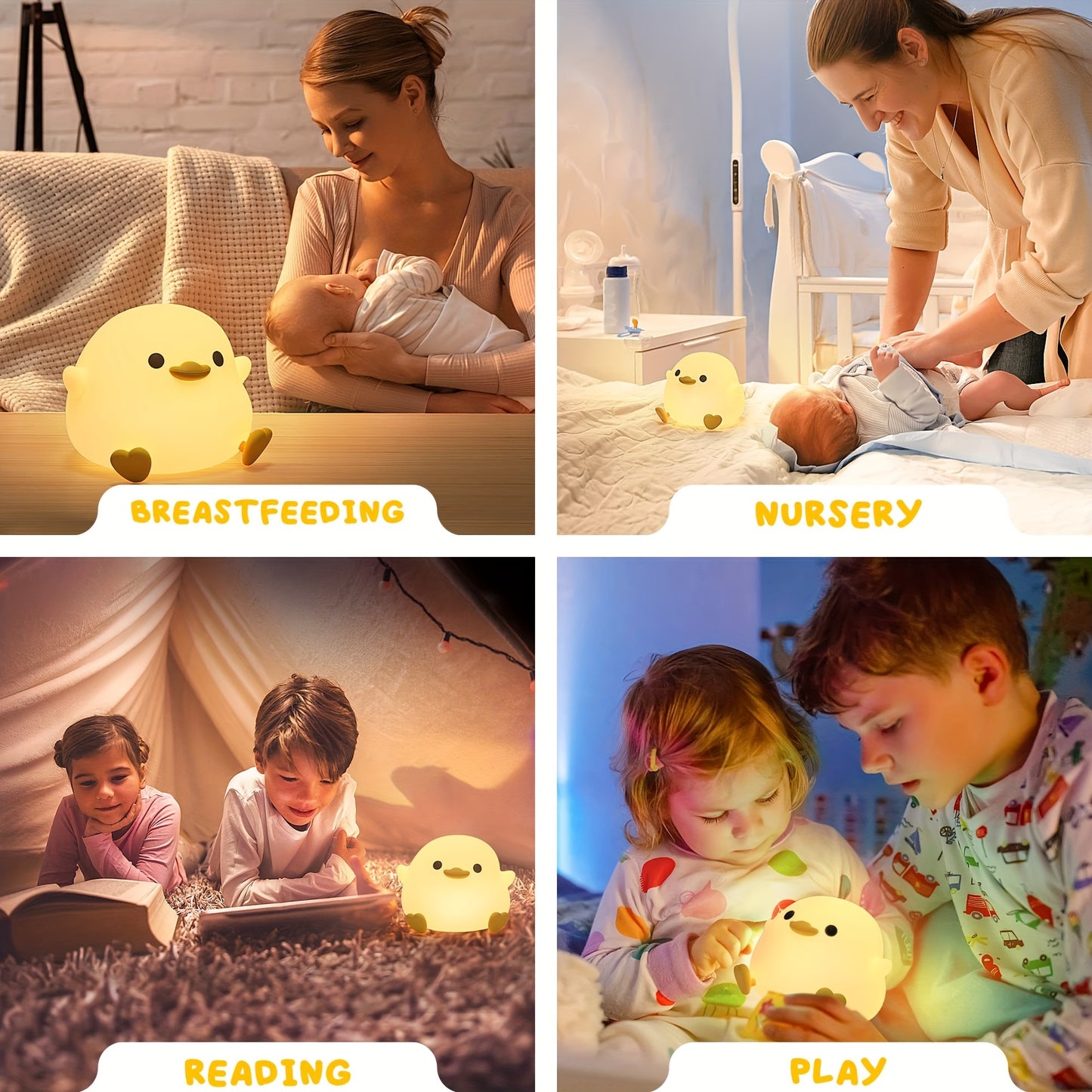 DucklingGlow Touch Lamp