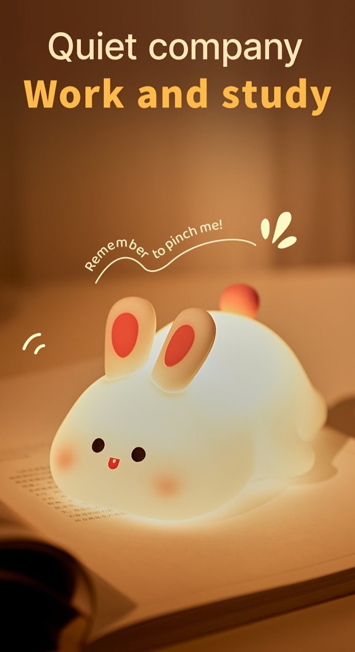 BunnyGlow Touch Lamp